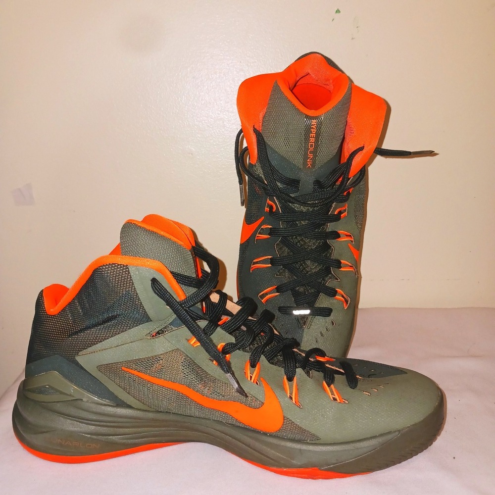 Nike Hyperdunk 2014 Dark Magnet Grey Bright Mango Basketball sneakers 12
